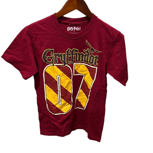 Harry Potter Gryffindor Kids Short Sleeve Tee - Red/Gold